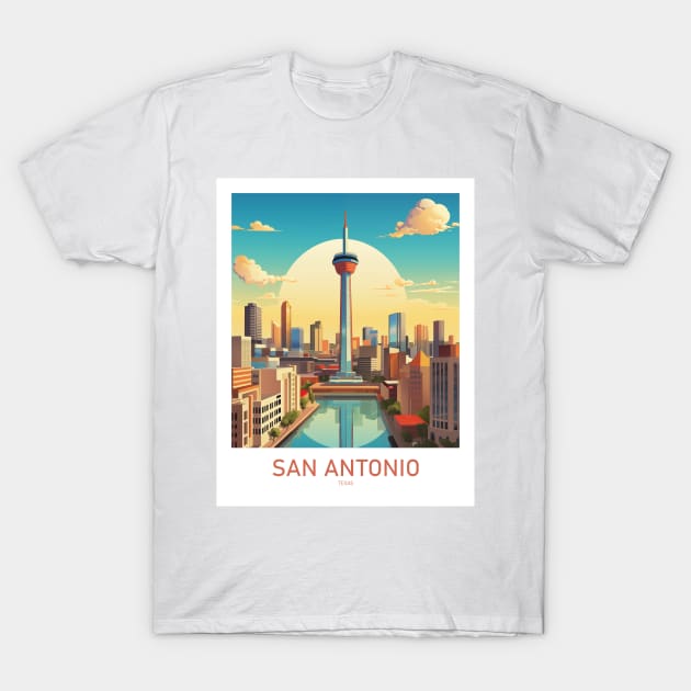 SAN ANTONIO T-Shirt by MarkedArtPrints